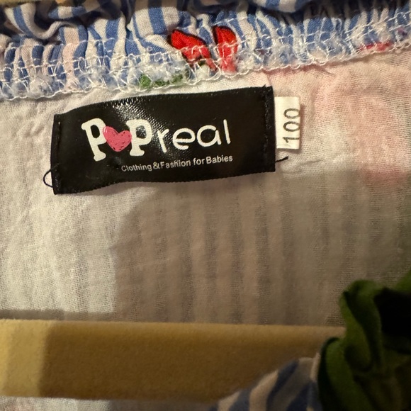 PopReal Mommy and Me Maxi Dresses Casual Floral Printed Long Sleeve dresses. - Picture 6 of 7